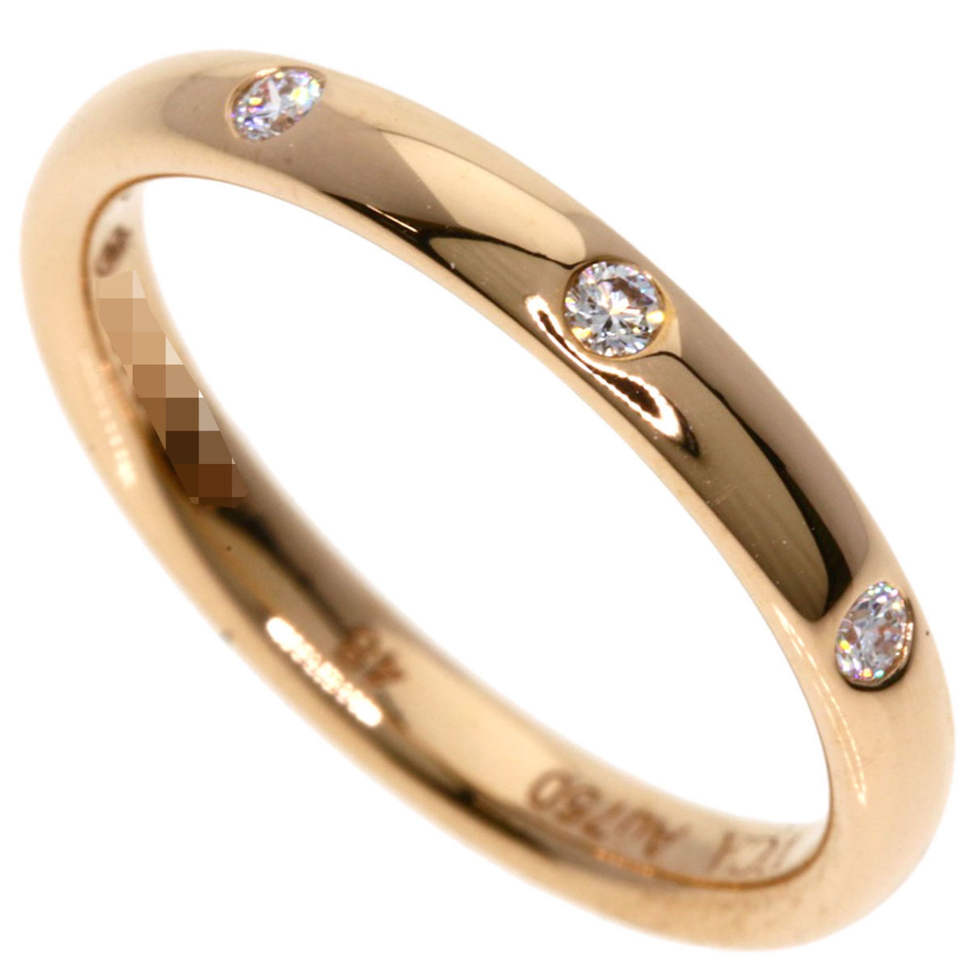 Pre-Owned Van Cleef & Arpels Tendremont Etoile 3-Piece Diamond Ring, #48, 18K Pink... (Good)