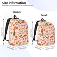 thumbnail image 3 of Lsque Cherries And Bows Pattern Canvas Daypack, Durable Backpack, High-quality Versatile Backpack,Vintage Compact Backpack-Medium, 3 of 6