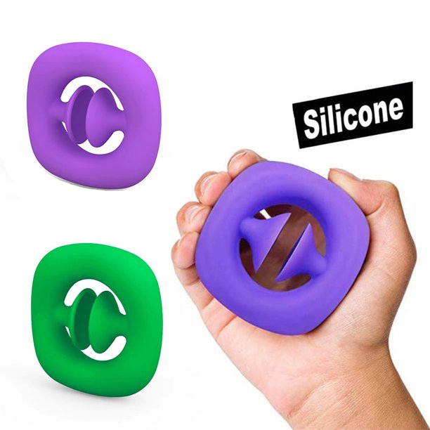 Doingart 2-Pack Snappers Fidget Toy, Grab, Snap, Sensory, Squeeze, Party Pop Popper Noise Maker