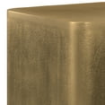 thumbnail image 3 of Simpli Home Bassett Contemporary 17 inch Wide Cast Aluminum Side Table in Antique Brass, Fully Assembled, 3 of 11