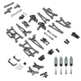 thumbnail image 3 of Almencla 1/14 RC Cars Metal Spare Parts 14209 14210 RC Car Metal Parts for 14209 14210 Rear Lower Upper Swing Arm Sturdy DIY Accessory argent, 3 of 8