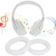 thumbnail image 1 of [JZF-371-White] Adecuado para Dr. QuietComfort45 fundas para orejeras QC45 funda protectora para inalámbricos (Blanco), 1 of 9
