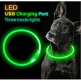 thumbnail image 5 of Dog Collar Light Up Dog Collars, Adjustable USB Rechargeable Glowing Pet Collars Adjustable, Reusable Safety for Small Medium Large Dogs Blue, 5 of 7