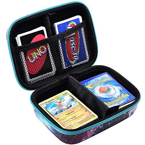 450 Card Deck Case Box Compatible with Taco Cat Goat Cheese Pizza with Divider & Wrist Strap 