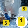 thumbnail image 1 of 10Pcs Crime Scene Number Sign Decoration Reusable Double-Sided Acrylic 1 to 10 Mini Evidence Marker Table Sign Detective Clue Party Ornament, 1 of 8