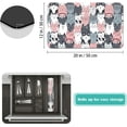 thumbnail image 2 of Coffee Mat Coffee Bar Mat 12"x19" Hide Stain Absorbent Rubber Backed Quick Drying Mat Fit Under Coffee Maker Espresso Machine Kitchen Counter, Cute Cartoon Cat, 2 of 6