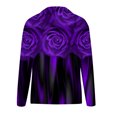 thumbnail image 5 of Blusa informal con estampado de manga larga y cuello vuelto para mujer a la moda Fridja  fjkfkj8115, 5 of 5