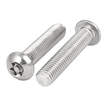 M10x50mm 304 Stainless Steel Button Head Torx Security Machine Screws 2pcs