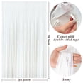 thumbnail image 2 of Cortinas de fondo con flecos BOMSI White Party Streamers, 2 of 7