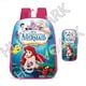 thumbnail image 3 of Little Mermaid Backpack Cartoon Princess Backpack Kindergarten Schoolbag Baby Girls Travel Bag Kids Girls Children Mochilas Gift, 3 of 4