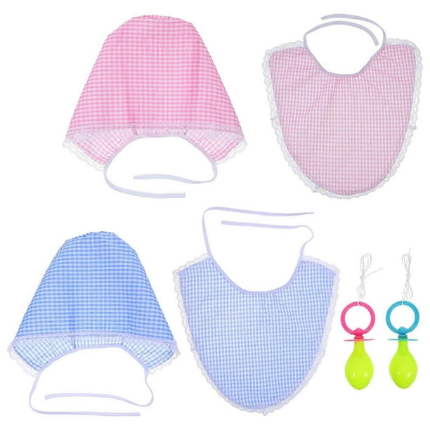 Funny Cosplay Pacifier Bib Set For Adults Perfect For Party Events Featuring Assorted Color Practical Design 2 Sets