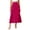 #489-Hot Pink, variant on Women's Solid Business Casual Elastic High Waist Pleated Skirt - Stylish and Comfortable All Season Wear