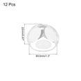 thumbnail image 2 of Uxcell 12 Pack Soft Corner Protector, PVC Round Table Corners Guards Furniture Corner & Edge Safety Bumpers, Clear, 2 of 7