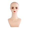thumbnail image 2 of Cabeza de maniquí femenino realista, cabeza de maniquí busca de peluca liviana cuello largo para accesorios de belleza de sombrero, 2 of 9