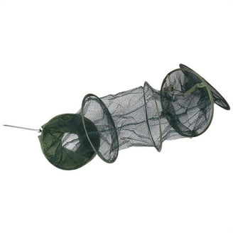 Rustproof Fish Basket Collapsible Floating Galvanized Steel Wire Fish Net  Cage for Dock - Walmart.com