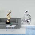thumbnail image 2 of Escultura De Resina De Pensador Armónico, Figura Abstracta Musical Creativa, Adorno De Mesa, Centro De Mesa Para Escritorio, Sala De Estar, Estante De Oficina, 2 of 8