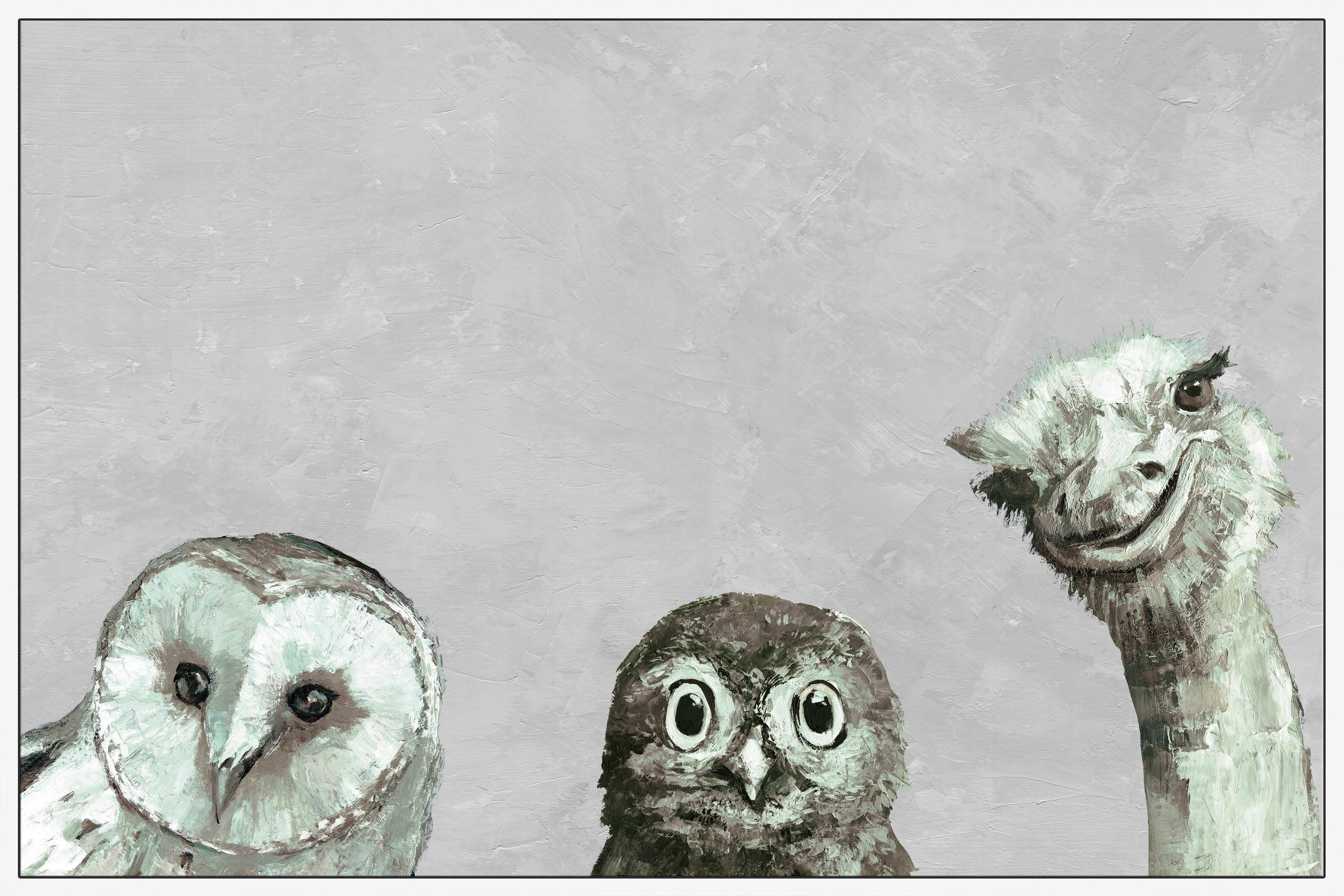 Big Eyes Close-up Floater Framed Painting Print on Canvas