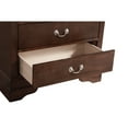 thumbnail image 4 of Glory Furniture Louis Phillipe 5 Drawer Chest in Cappuccino, 4 of 8