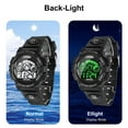 thumbnail image 6 of Digital Watch,  Sports Waterproof Led Watches with Alarm, Stopwatch, Multifunctional Outdoor Electronic Analog Quartz Wrist Watches with Colorful LED Display, 6 of 9