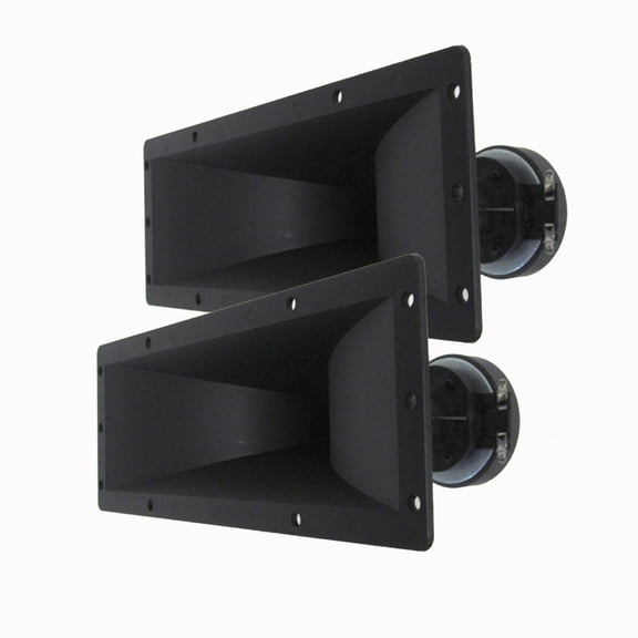 Seismic Audio Pair 4x10 Horn Tweeters with Driver PA/DJ Speakers New - PHG101