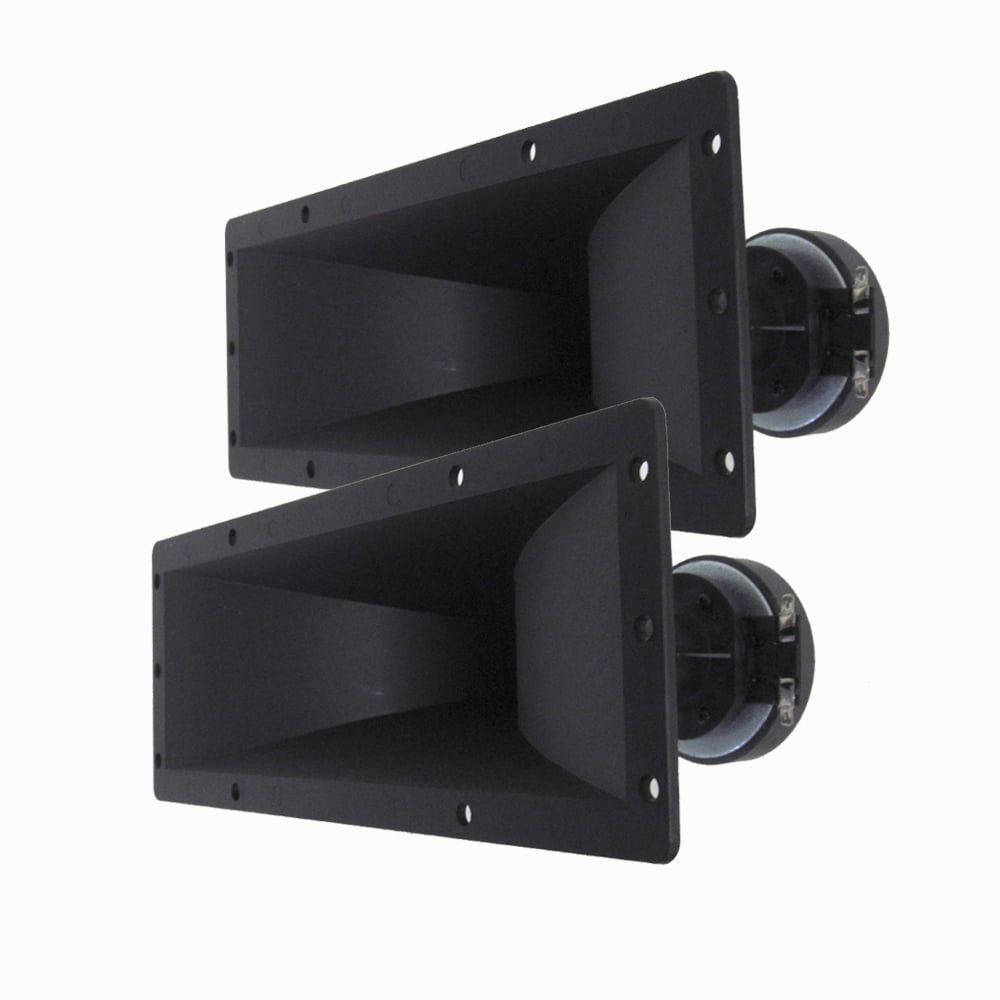 Seismic Audio Pair 4x10 Horn Tweeters with Driver PA/DJ Speakers NEW