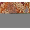 thumbnail image 2 of Plutus Bear Canyon Ikat Handmade Throw Pillow, (22" x 22"), 2 of 2