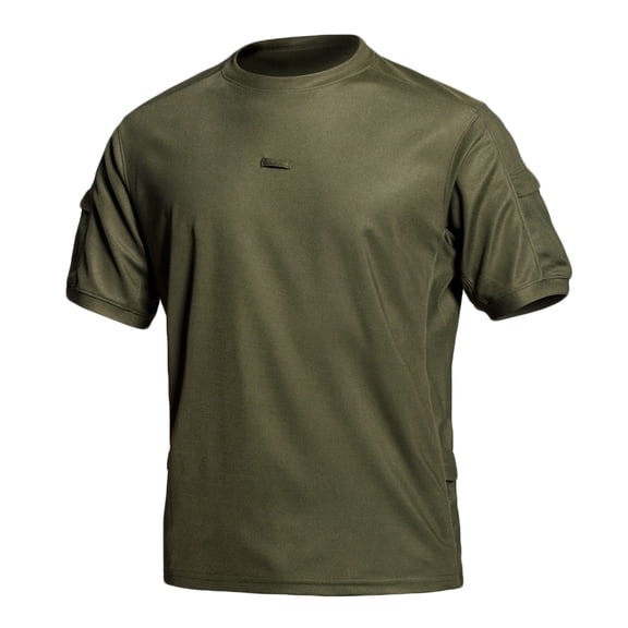 Quick-Drying T Shirts for Men Short Sleeve Crewneck Tees Tops Mens Casual Solid Color Pullover Slim Breathable Hiking Workout Tshirts Shirt