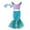 Sky Blue, variant on TAIAOJING Toddler Tutu Dreams Dress Outfits Sets For Girls Birthday Party Dress Up Clothes Ifts Relaxed Fit 3-4Y