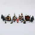 thumbnail image 5 of ZPAQI Christmas Battery Lighted House Luminous Cabin Xmas Decorations for Home DIY, 5 of 19