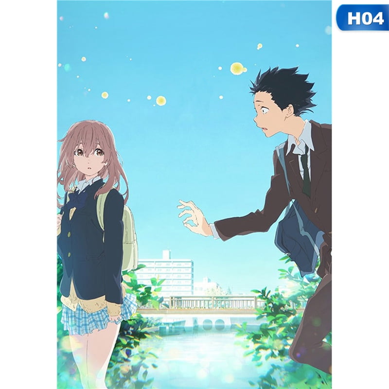 Riapawel A Silent Voice Poster The Shape of Voice Wall Art Decoration