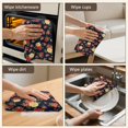 thumbnail image 5 of 4 Pcs Pioneer Flower Floral Print Pattern Funny Kitchen Towels, Microfiber Dish Towels, Kitchen Tea Towels Set 18" X 26", 5 of 6
