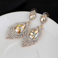 thumbnail image 3 of Champán, Pendientes De Mujer Colgante Brillo De Gota De Agua Cristal Joyas De Diamantes De Imitación Regalo De Boda, 3 of 3