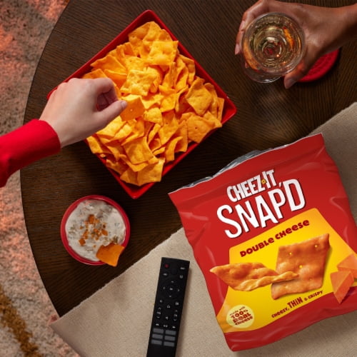 Cheez-It Snap'd Double Cheese Crackers 7.5 oz - Pack of 2