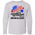 thumbnail image 3 of Inktastic My Favorite Veterans Are My Mom and Dad Long Sleeve Youth T-Shirt, 3 of 5
