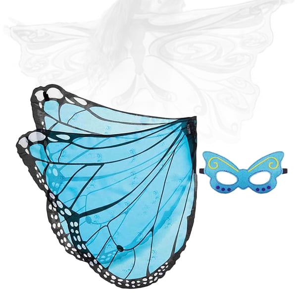 Disfraz mariposa Hugo Ala de vestuario Azul Negro