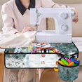 thumbnail image 4 of SEANATIVE Christmas Snowman Sewing Machine Mat for Table Christmas Muffling Mat Sewing Accessories Organizer for Sewing Machine Table Protector with Cylinder, 4 of 6