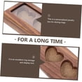 thumbnail image 3 of ZOUSSIQI Stylish Wooden Trinket Box Wedding Organizer Box Portable Jewelry Display Case CA919-39983, 3 of 9
