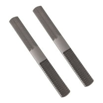 HEMOTON Woodworking File for Quick Shaping and Polishing Made of Carbon Steel with One Side Flat Another Round 8 Inch