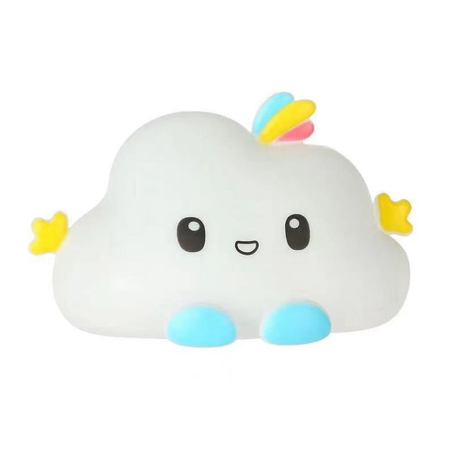 Luz nocturna para niños – Lámpara LED suave para cuna, batería AAA o carga directa USB – Lámpara para dormitorio de niños y niñas, opción de regalo perfecta para niños pequeños