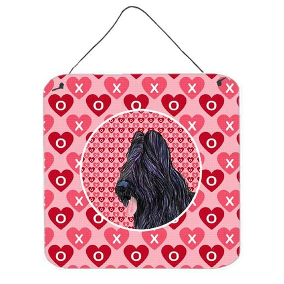 Briard Aluminium Metal Wall Or Door Hanging Prints