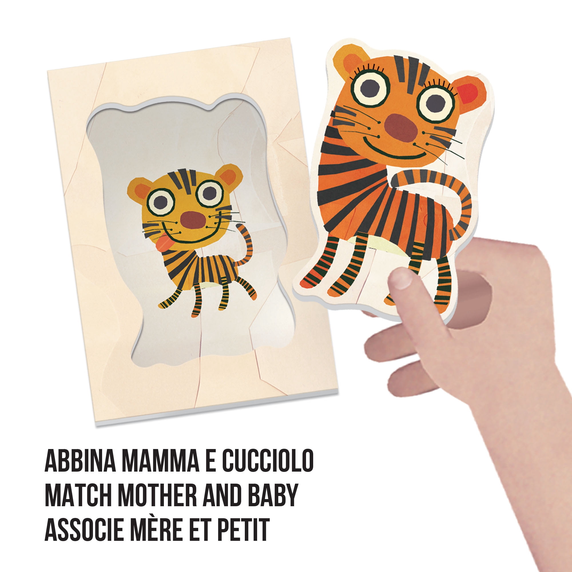 Headu: Flashcards - Baby Logic - Animal Matching Game, Flip Card Scene Assembly Play Puzzle, Shape & Image Relationship, Montessori Toy, Toddlers 1-3