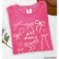 thumbnail image 5 of Girl Mama Shirt, Coquette Girl Mama Tshirt, Girl Mama Mothers Day Gift, Shirt for Mom of Girls, Coquette Bow Mama Tshirts, 5 of 6