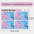 Card Skin Sticker Wave Quicksand Debit Credit Card Skins Covering