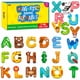 thumbnail image 1 of Large Size Magnetic Letters, Cute Animal Alphabet ABC Magnets for Fridge Colorful Uppercase Animals Toys Set Educational Spelling Learning Games for Kids, Toddlers 3 4 5 Years Old, 1 of 5