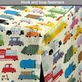 thumbnail image 4 of Cartoon Dog Crate Cover, Funny City Traffic Jam Diverse Transports Cars Trucks Bus Autos, Easy to Use Pet Kennel Cover for Medium Large Dogs, 35" x 23" x 27", Cream and Multicolor, by Ambesonne, 4 of 6