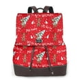 thumbnail image 1 of Disketp Christmas Deer 1 Mochila de Cuero para Mujer, Bolso de Espalda Antirrobo con Estilo para Viaje, Trabajo y Uso Diario, 1 of 4