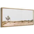 thumbnail image 2 of IDEA4WALL Extra Large Framed Canvas Print Wall Art Desert Solitude Joshua Tree Landscape Modern Art Nature Photography Oversized Art Realism Wall Decoration Relax/Calm for Living Room - 60"x30", 2 of 5