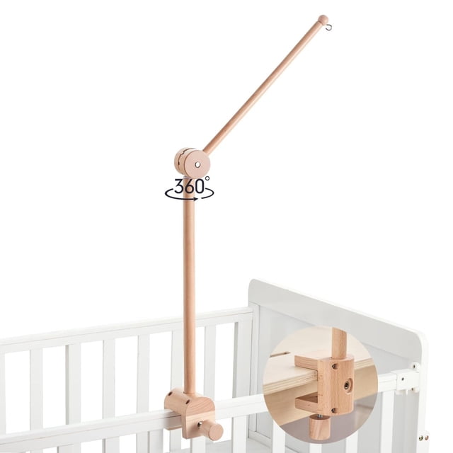 Brazo Móvil Giratorio de Madera de Haya Natural HI BABY MONMENT para Bebé o Niño