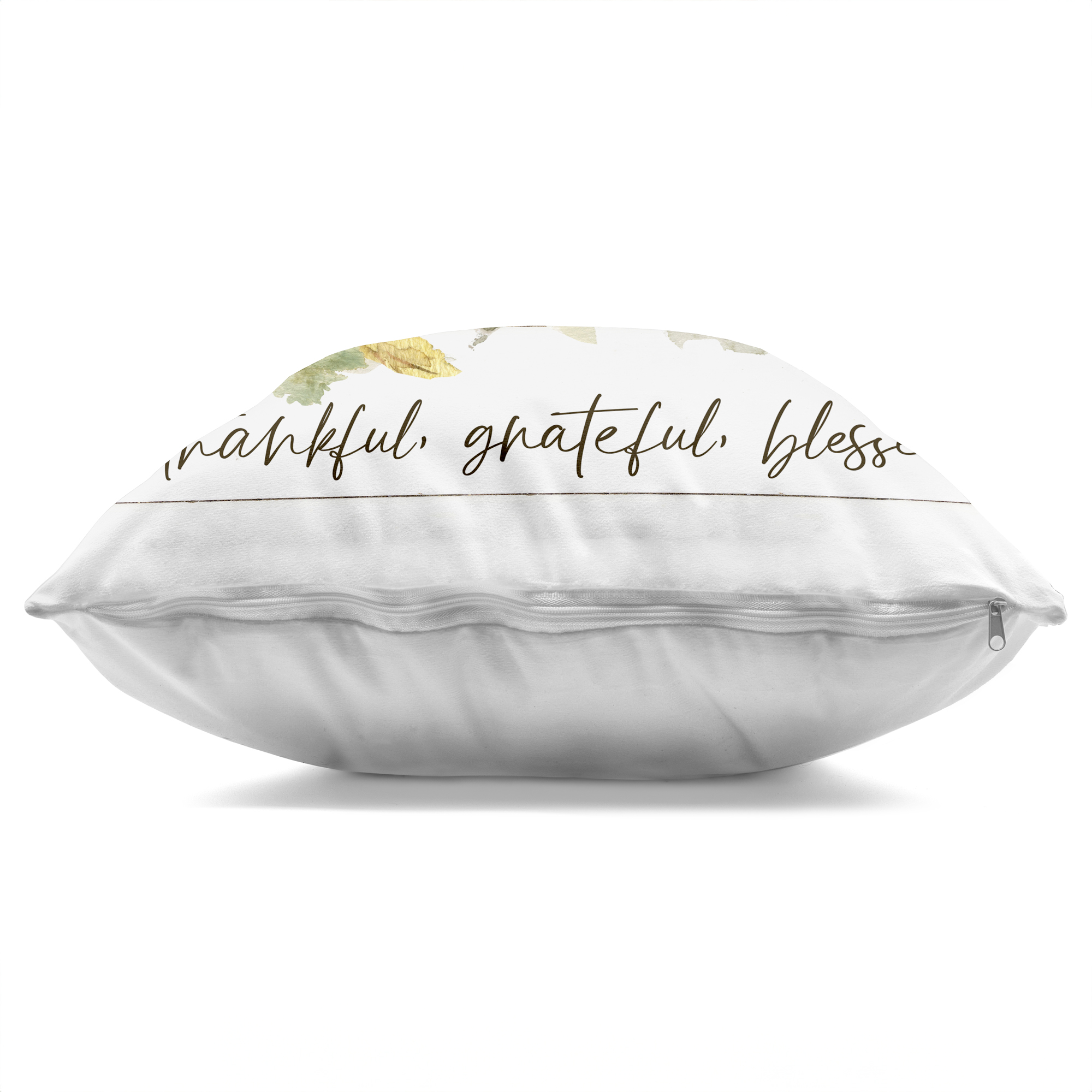 Stupell Industries Woodland Harvest Gratitude Decorative Printed Throw Pillow, design by Livi and Finn