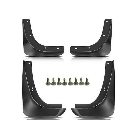 Mud Guard Set 4 - Compatible with 2005 - 2010 Chrysler 300 5.7L V8 2006 2007 2008 2009